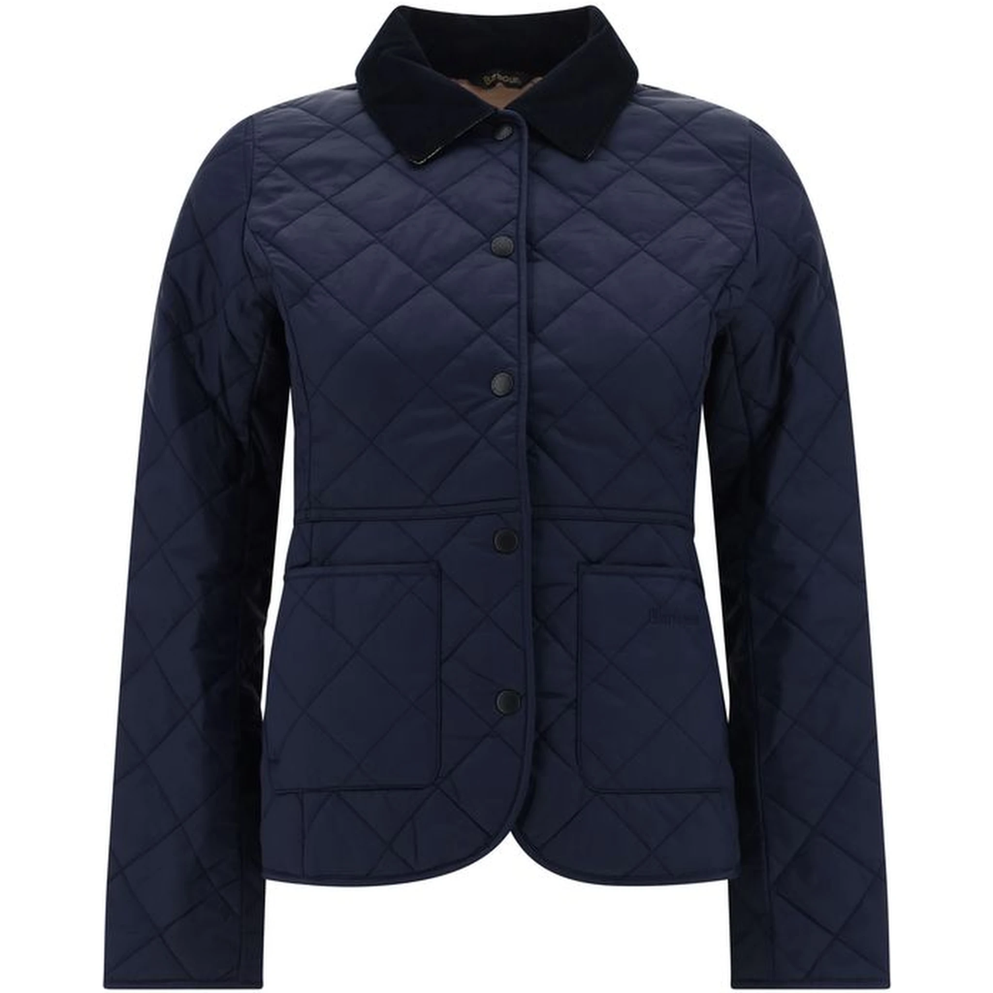 Blue Polyester Coat