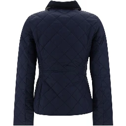 Blue Polyester Coat