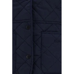Blue Polyester Coat