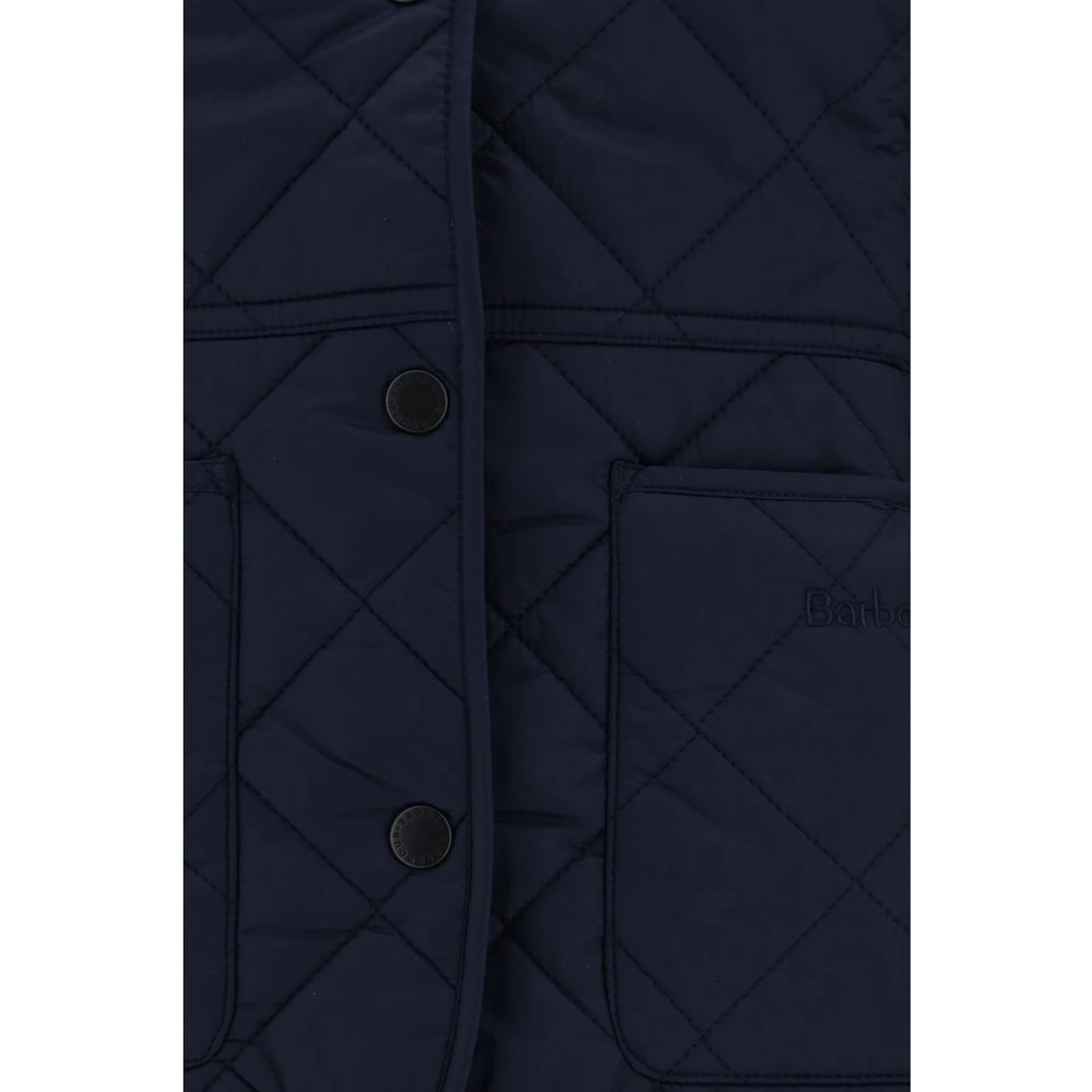 Blue Polyester Coat
