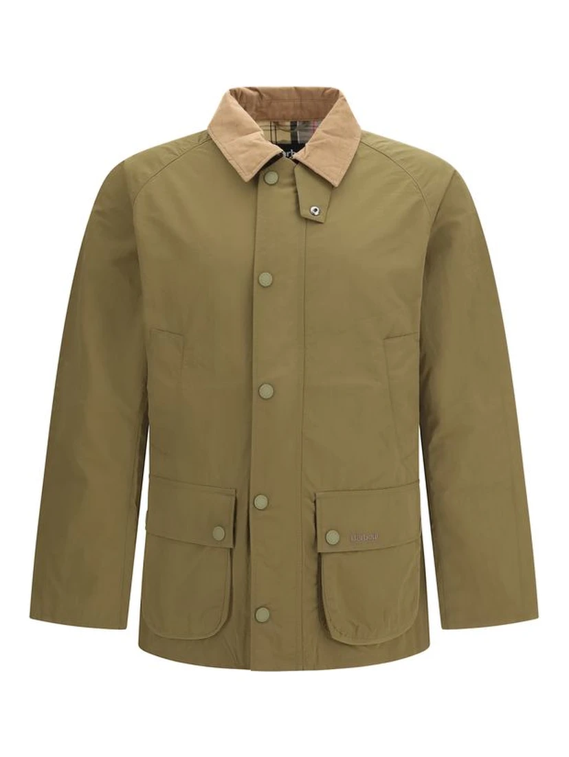 Beige Polyamide Rain Coat