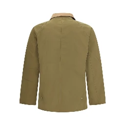 Beige Polyamide Rain Coat