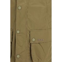 Beige Polyamide Rain Coat