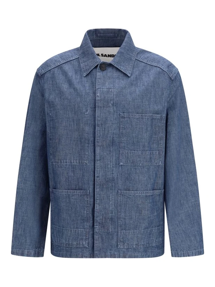 Blue Cotton Denim Jacket