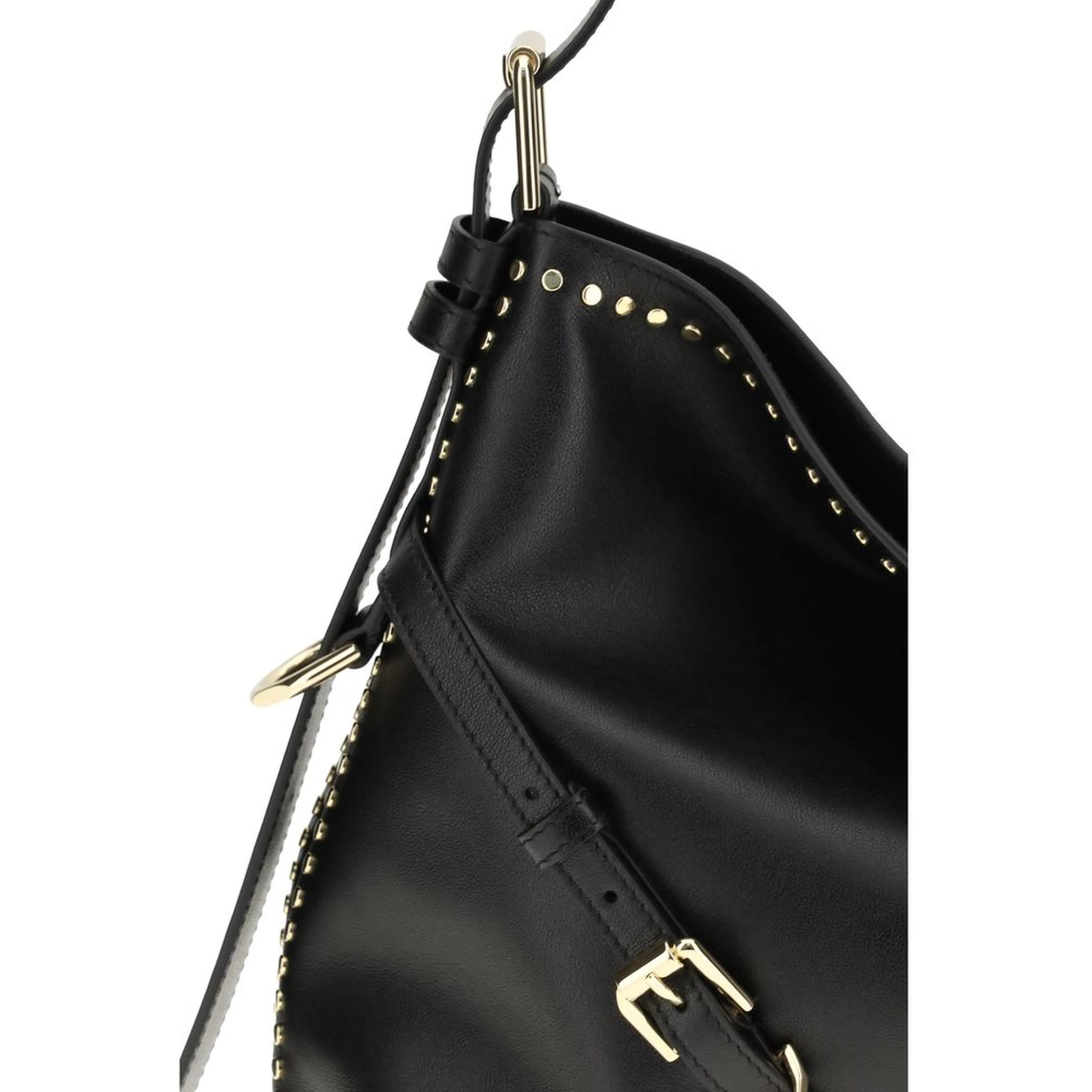 Black Calf Leather Bos Taurus Handbag