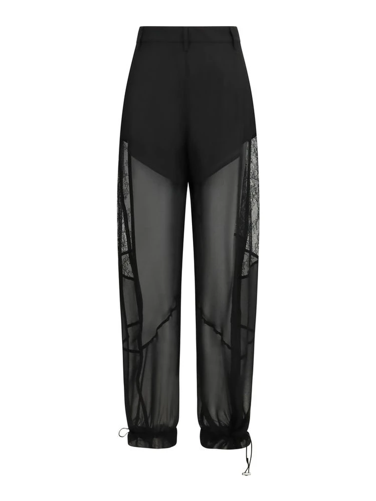 Black Polyester Casual Pants alternative