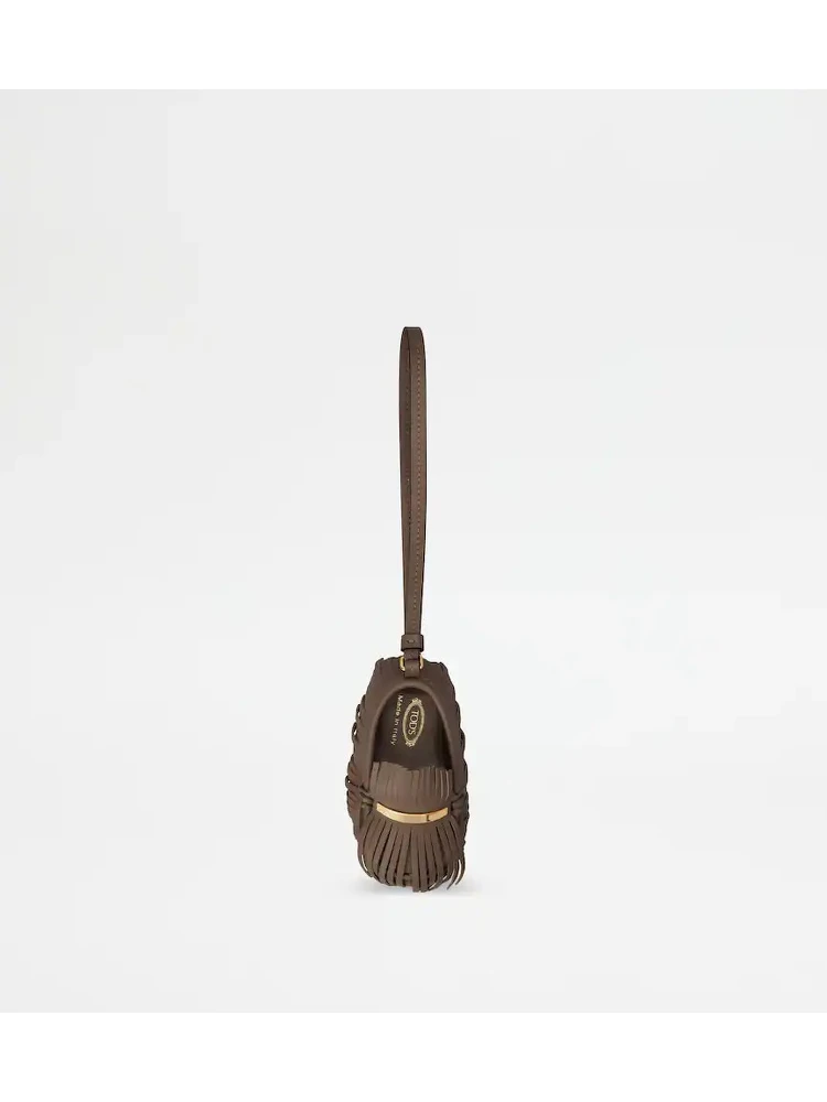 "Gommino" leather charm alternative