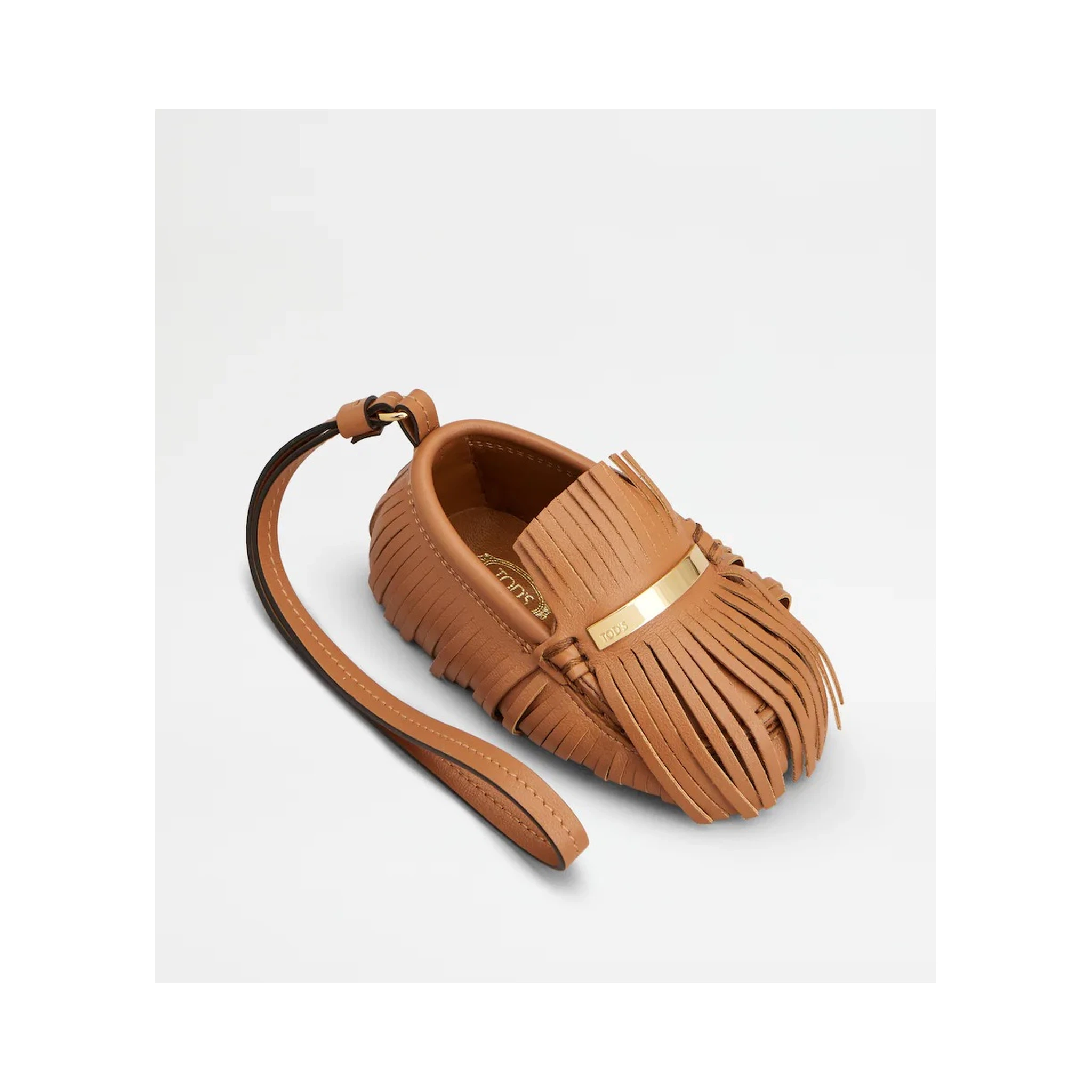 "Gommino" leather charm