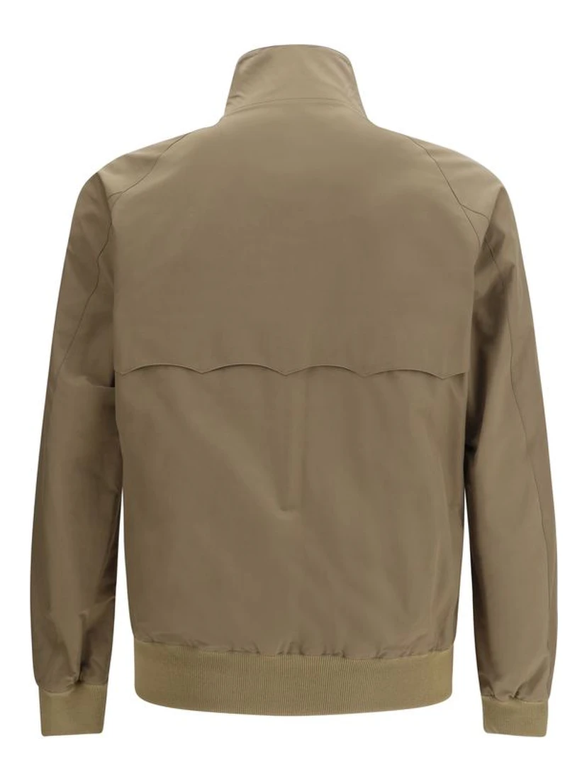 Beige Polyester Jackets And Coat