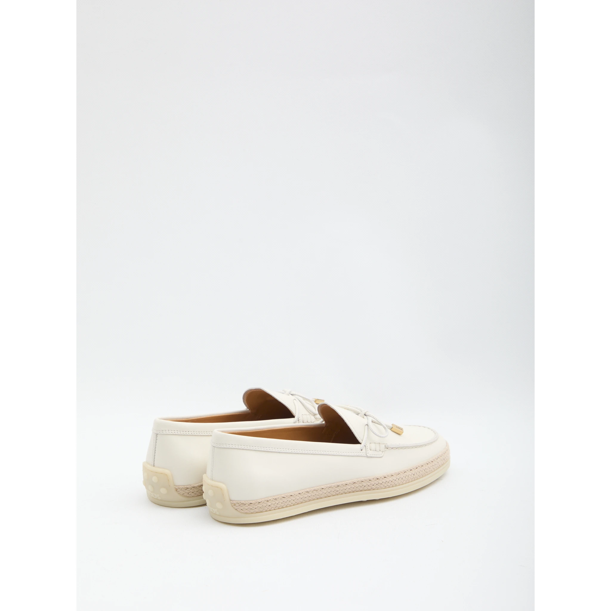 Leather loafers