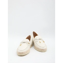 Leather loafers