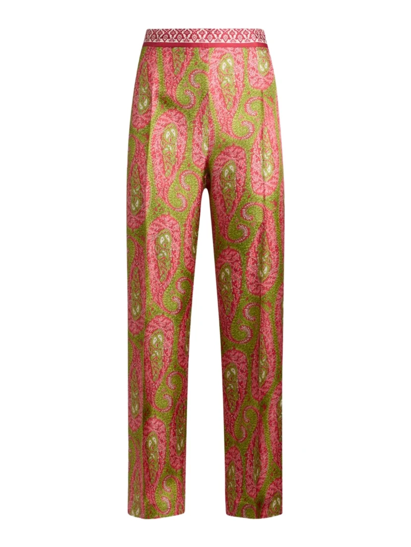 PAISLEY FOLIAGE "BOOTCUT" PANTS