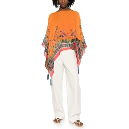 CAPE WITH PAISLEY PATTERN