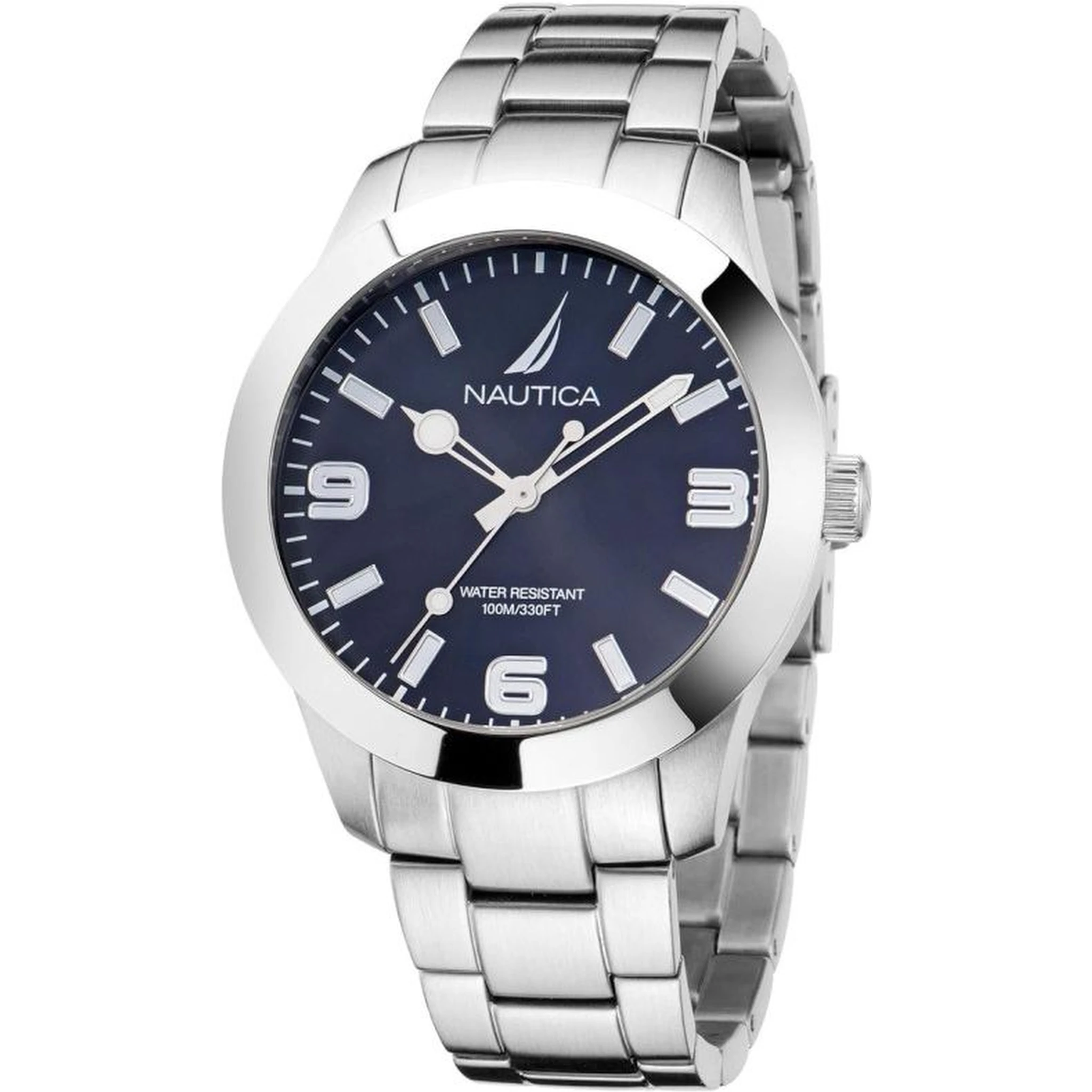 Gray Stainless Steel Dress Watch