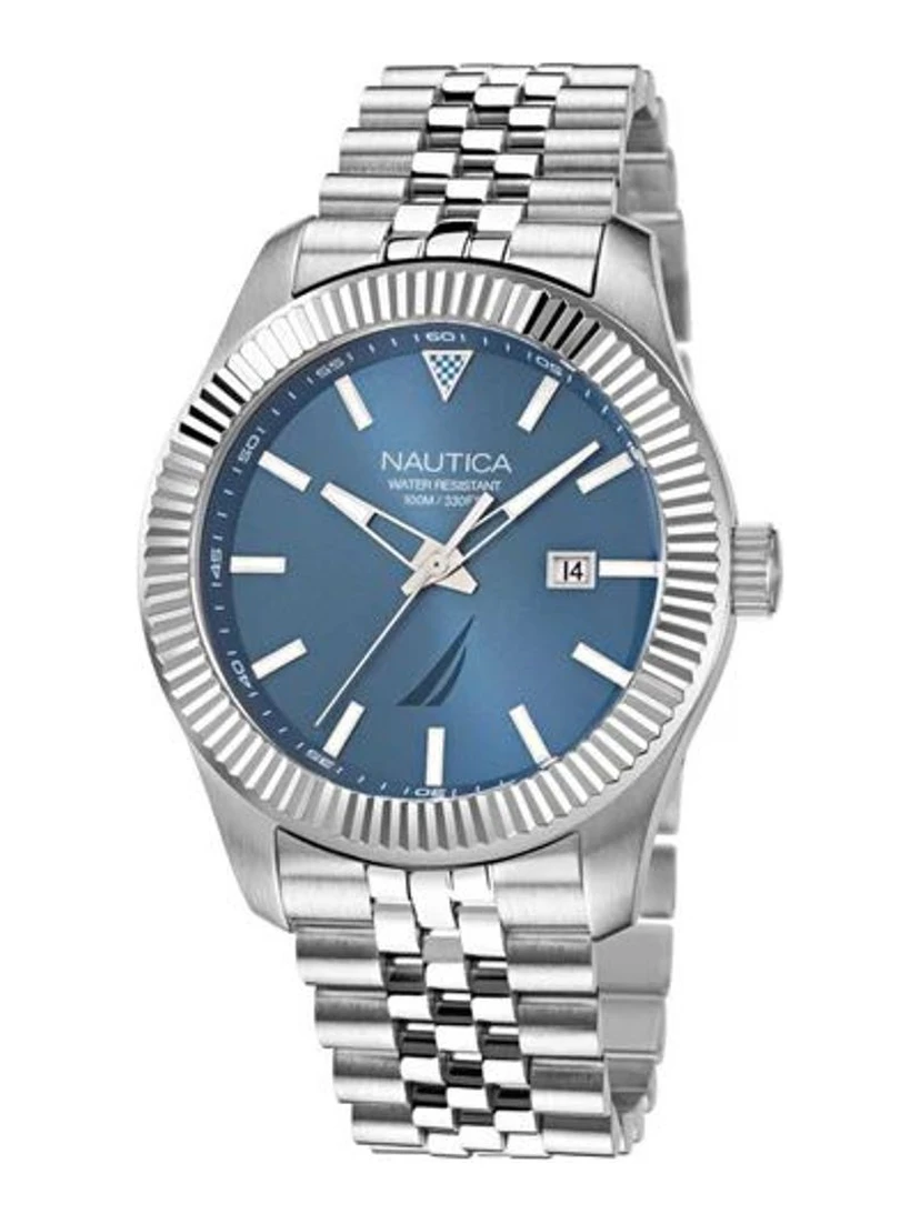 Gray Stainless Steel Dress Watch