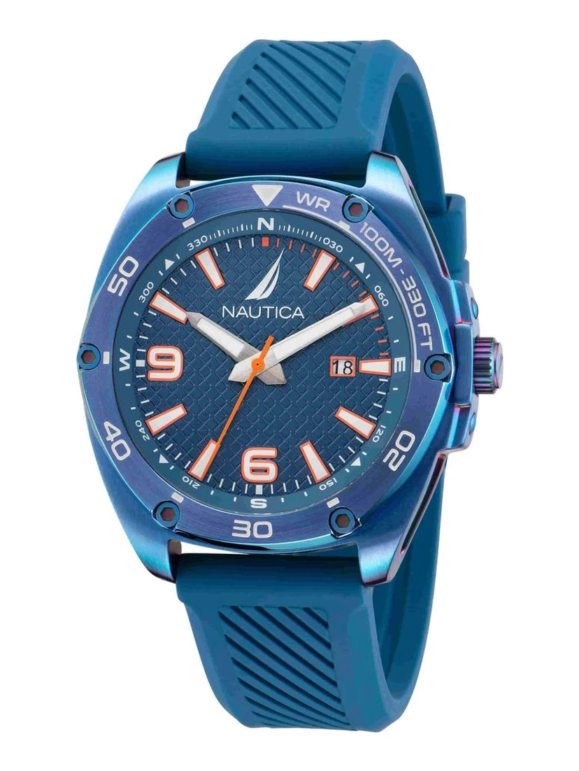 Blue Synthetic Sport Watch