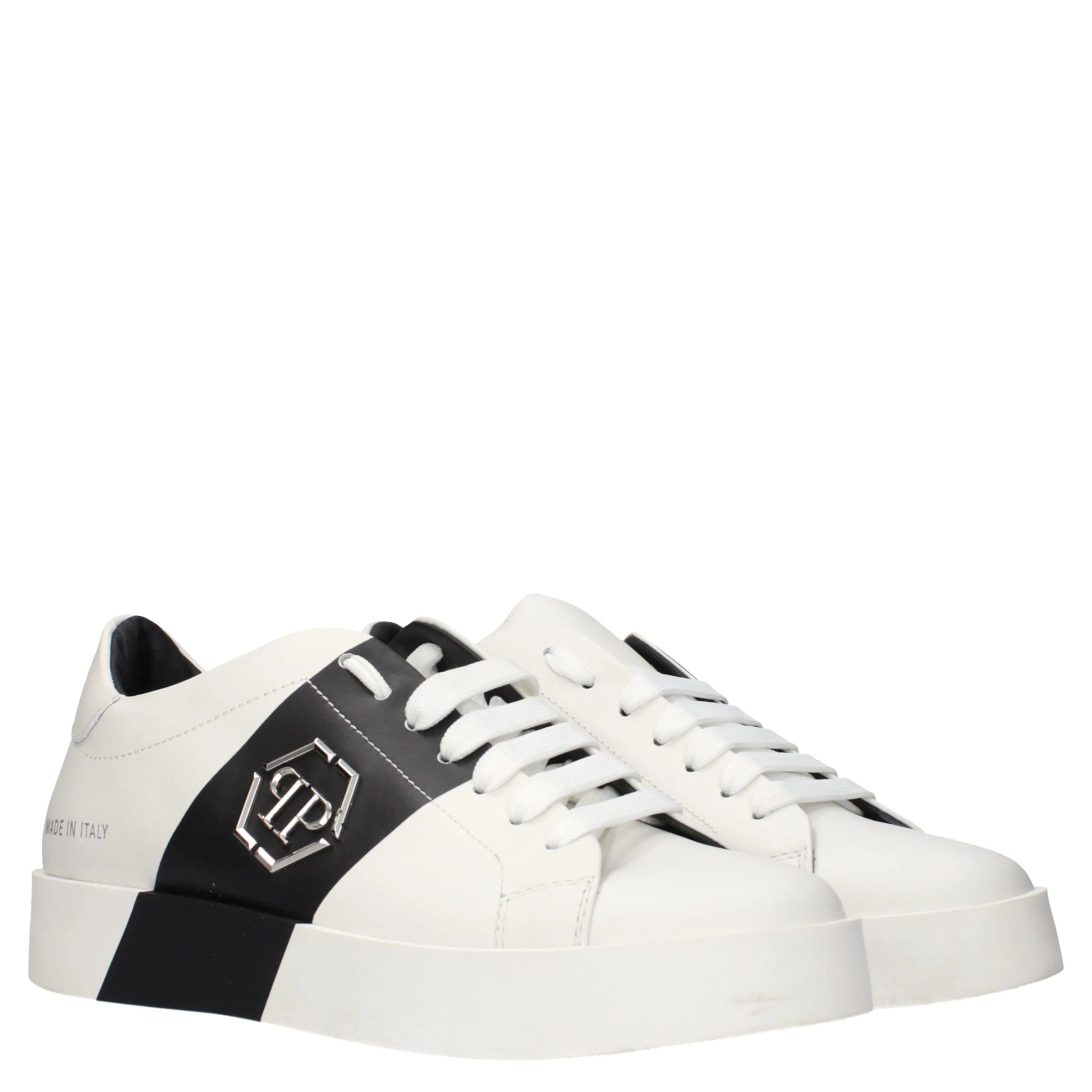 White Leather Sneakers
