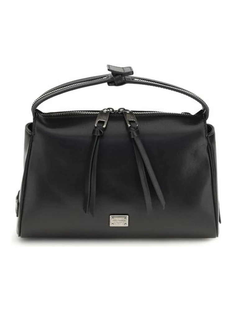 Black Calf Leather Bos Taurus Shoulder Bag