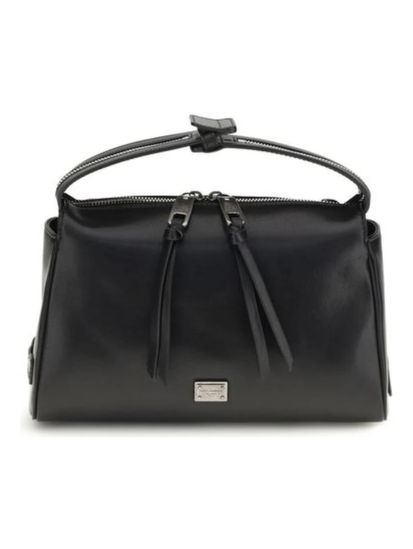 Black Calf Leather Bos Taurus Shoulder Bag