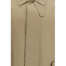 Beige Polyamide Trench Coat