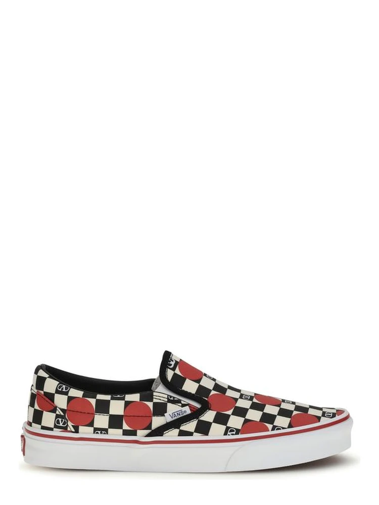 Multicolor Cotton Low Top Sneakers