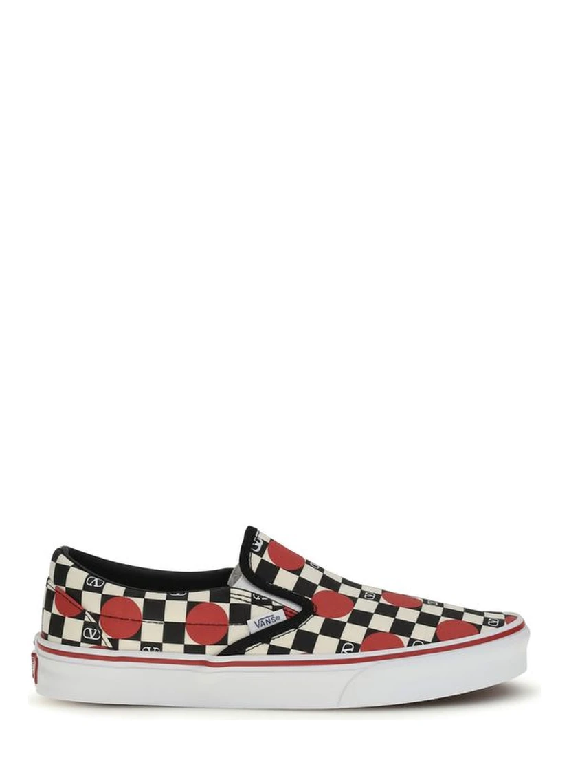 Multicolor Cotton Low Top Sneakers