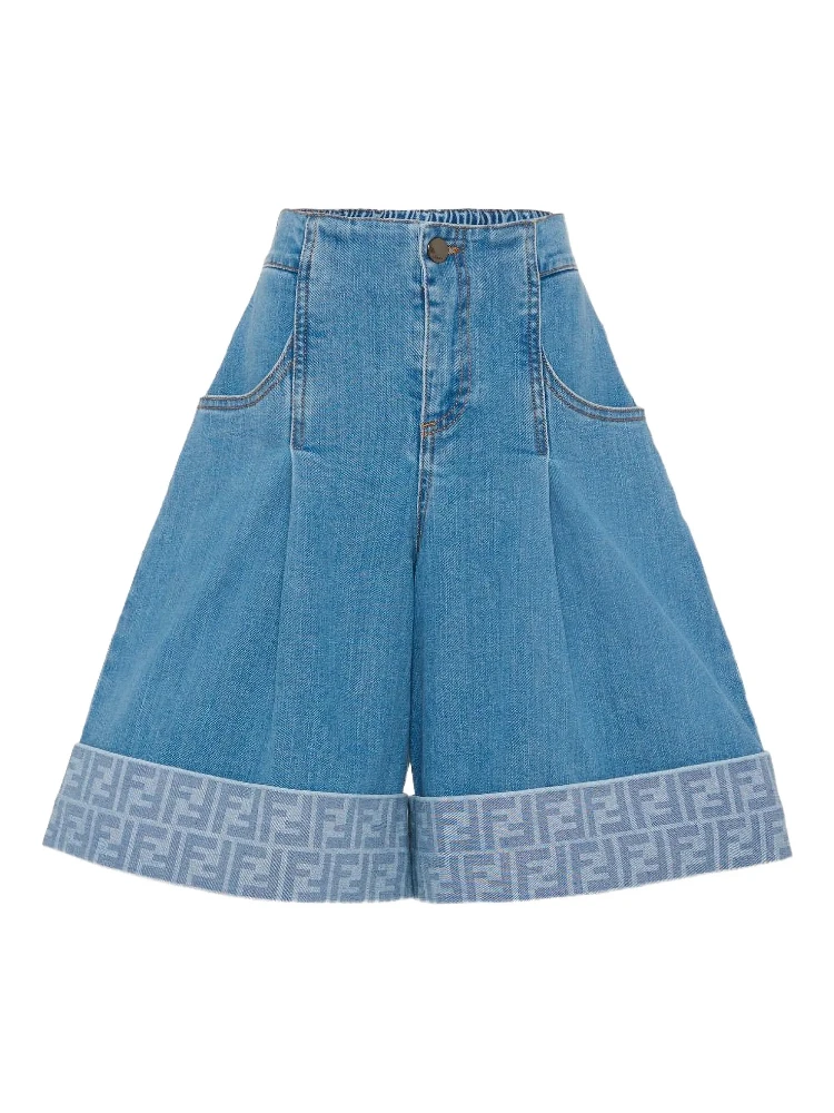 FENDI KIDS Shorts Blue