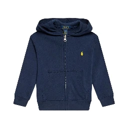 ZIPPER SWEATSHIRT WITH LOGO