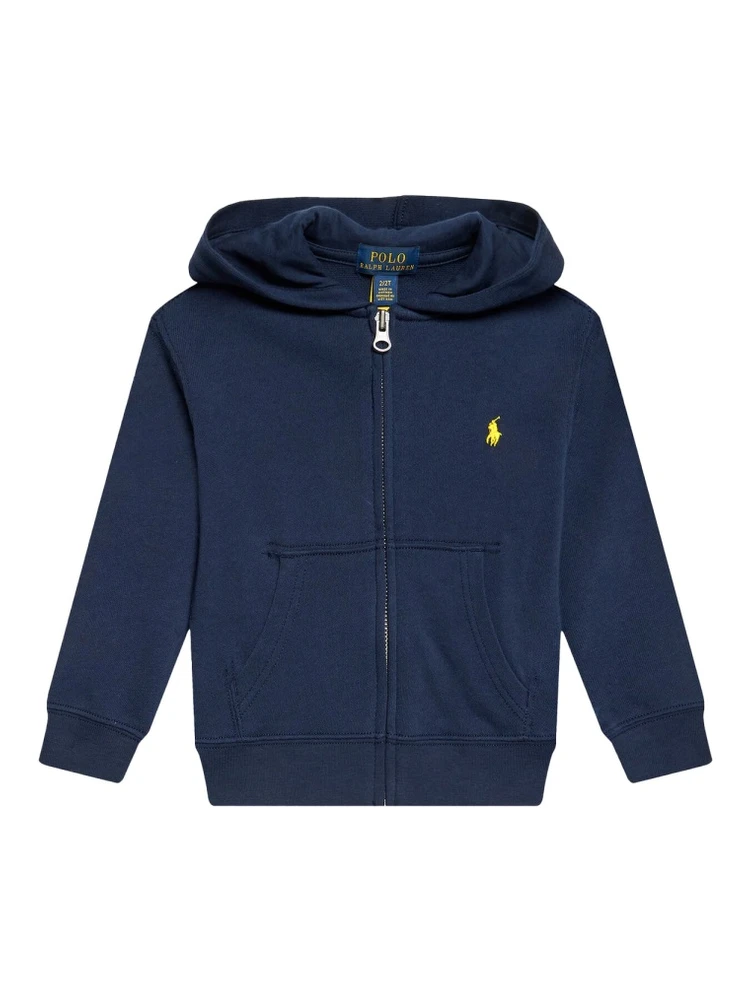 ZIPPER SWEATSHIRT WITH LOGO