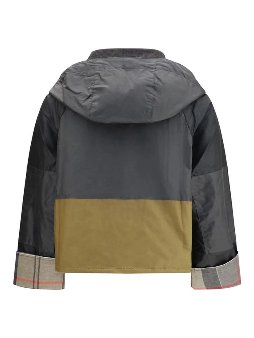 Black Cotton Full-Length Jacket