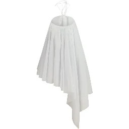 White Cotton Casual Dress