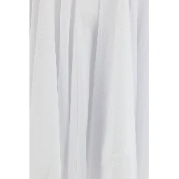White Cotton Casual Dress