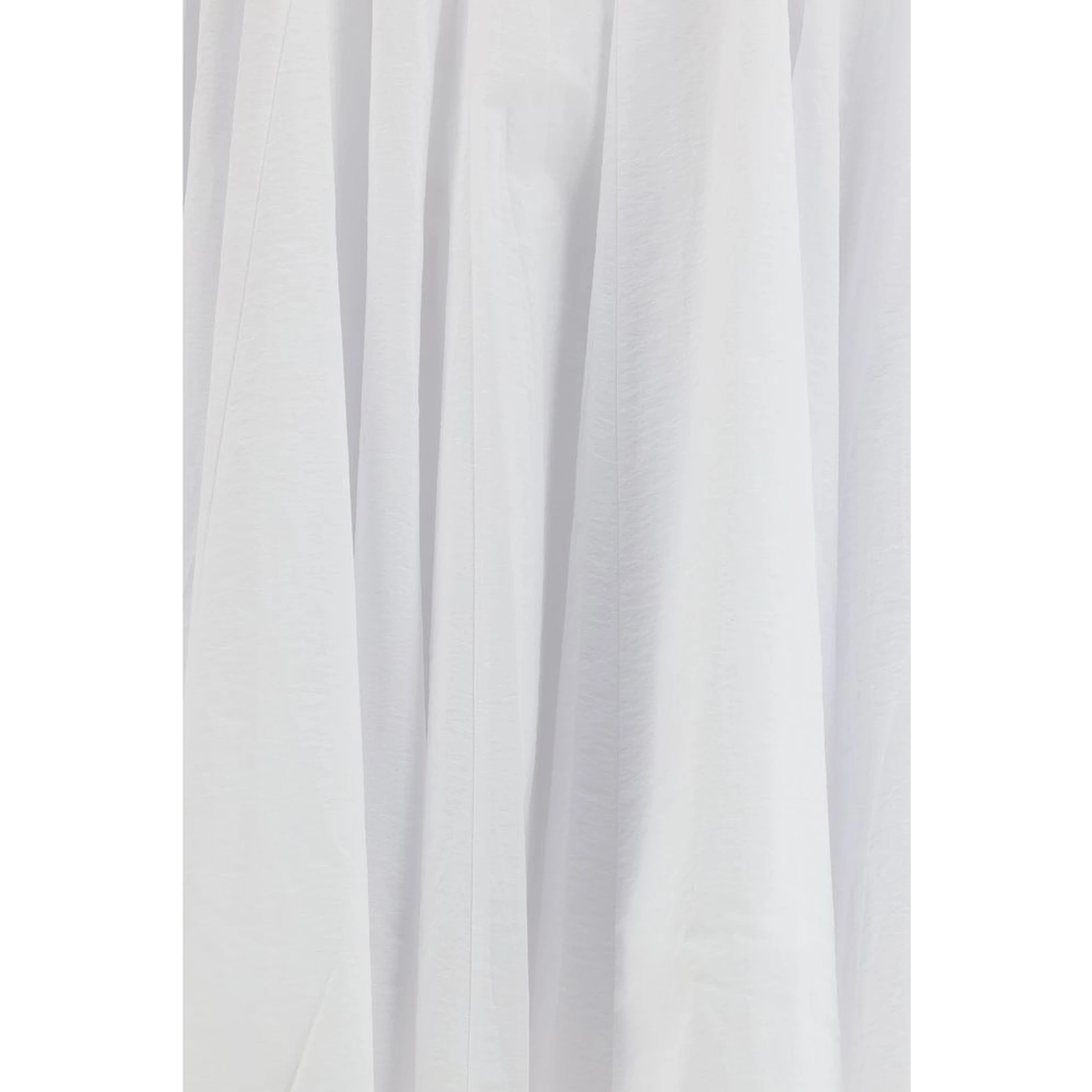 White Cotton Casual Dress