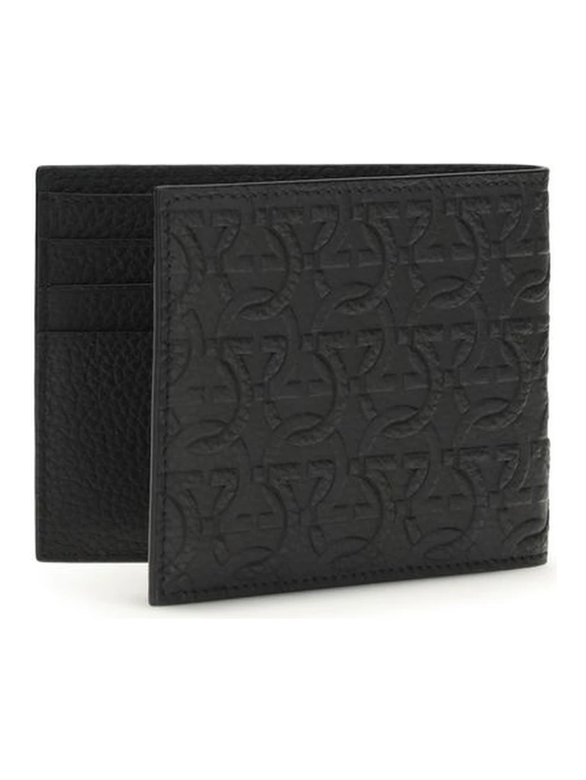 Black Calf Leather Bos Taurus Wallet