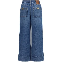 Blue Cotton Jeans Denim