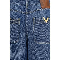 Blue Cotton Jeans Denim
