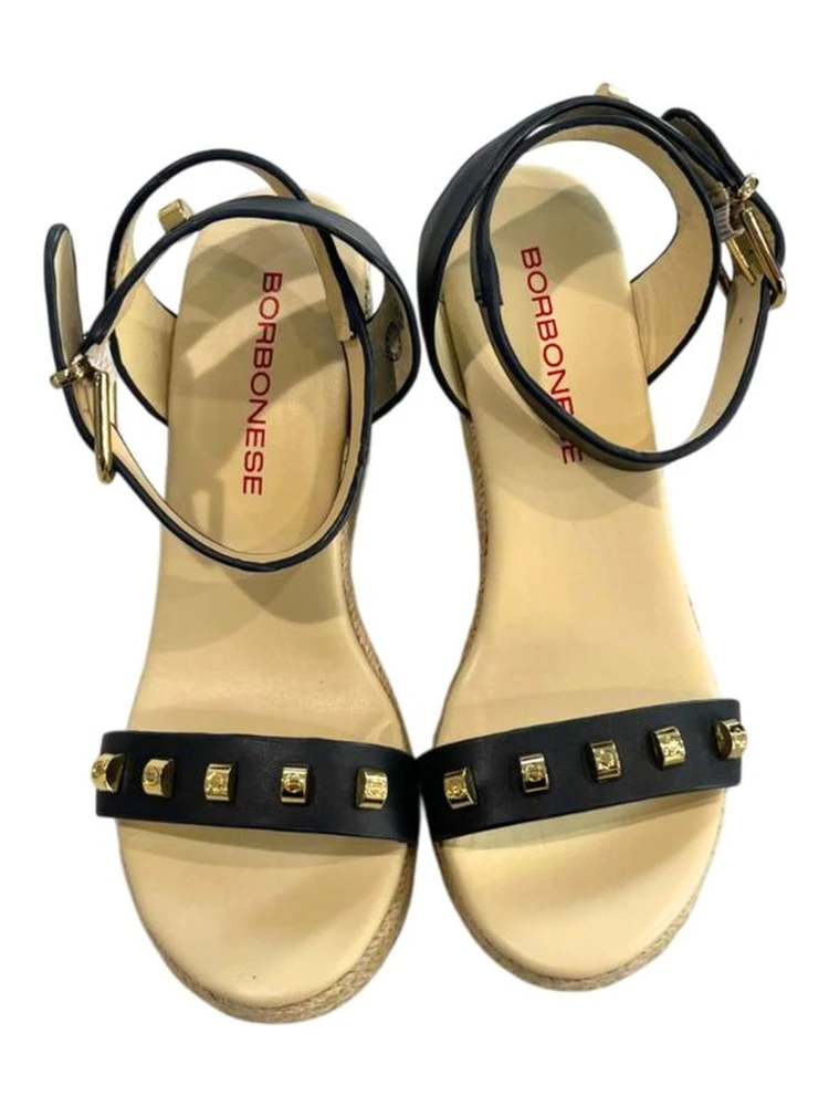 Blue Leather Women's Platform Sandal alternative