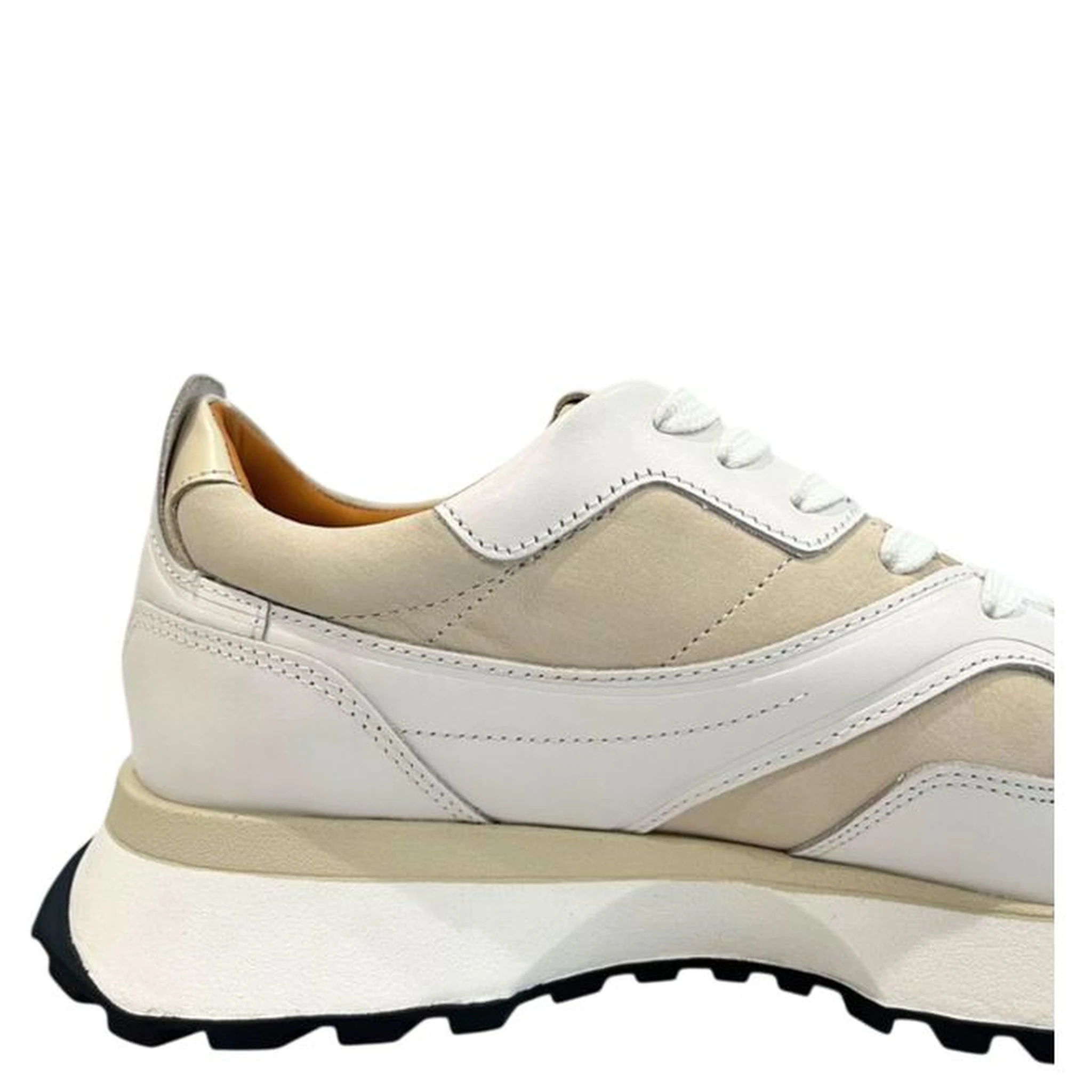 White Leather Men Sneaker