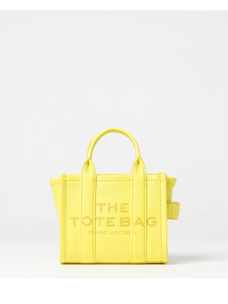 Bicolor Leather Tote Bag