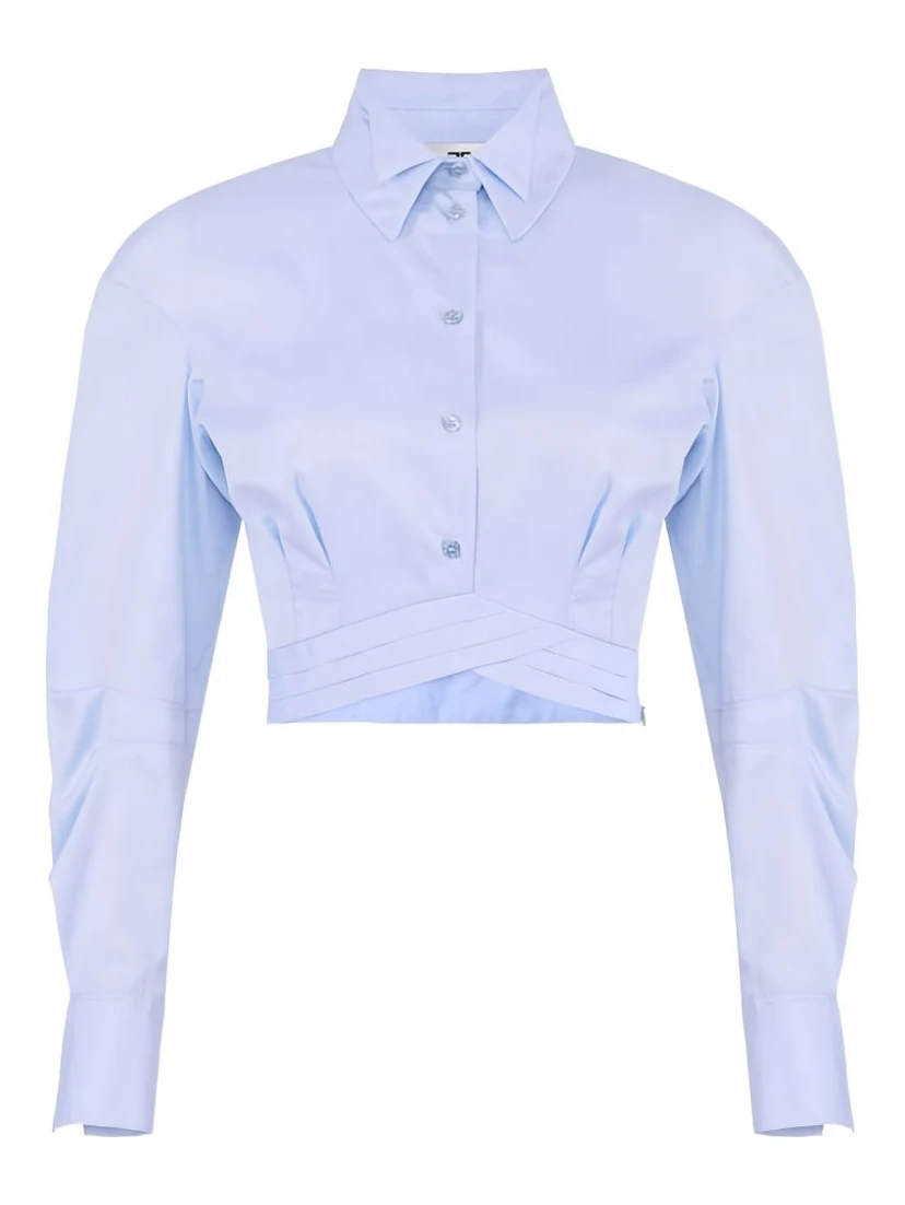 Elisabetta Franchi Shirts Light Blue