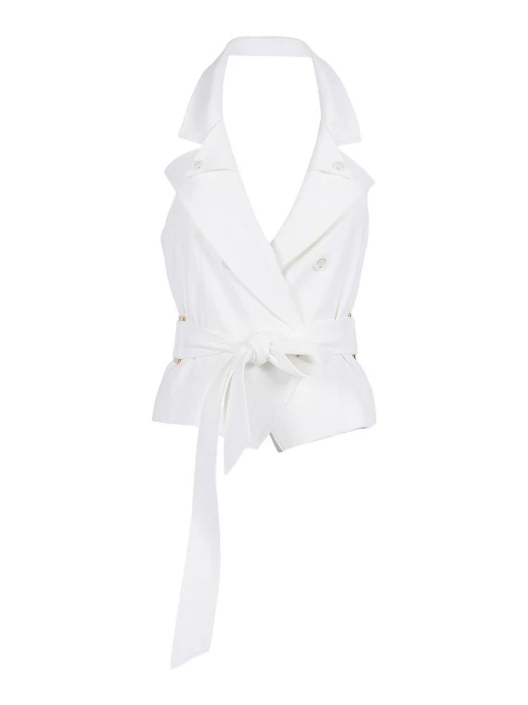 Elisabetta Franchi Jackets Ivory