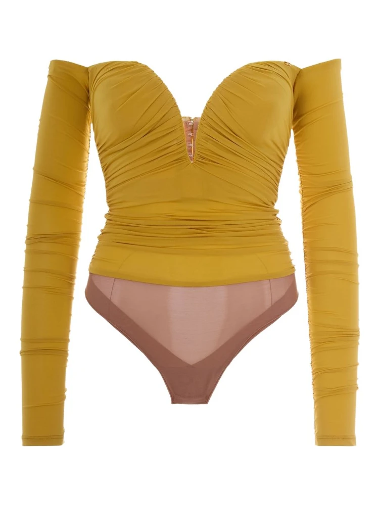 Elisabetta Franchi Top Yellow