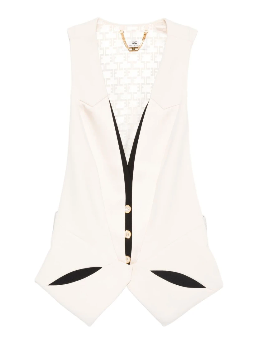 Elisabetta Franchi Jackets Cream