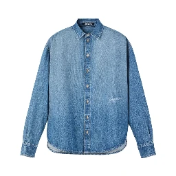 JACQUEMUS Shirts Blue
