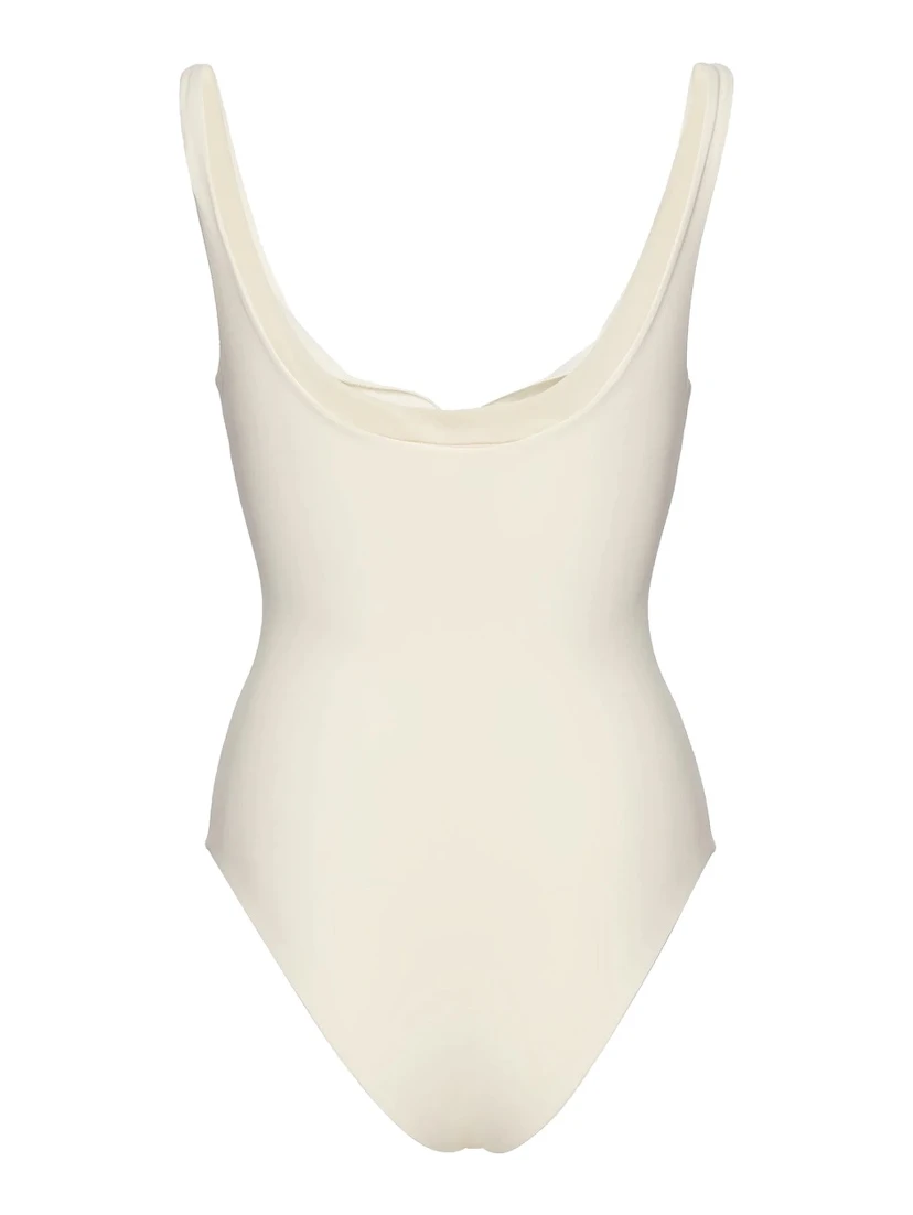 SWIMSUIT WITH FLOWER DETAIL