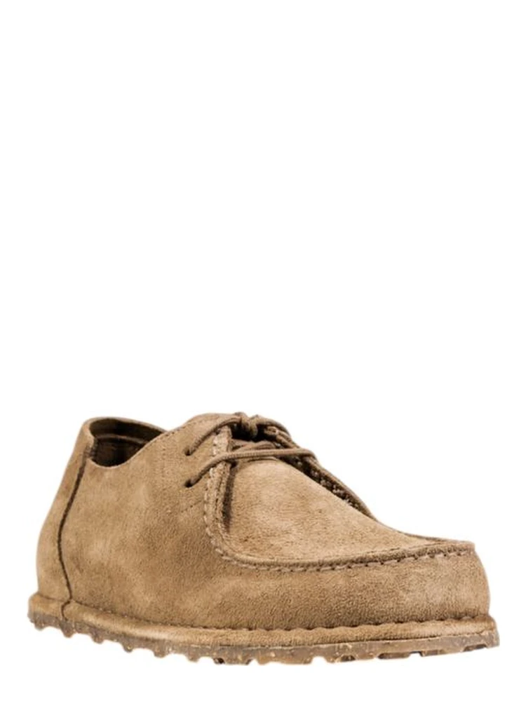 Gray Suede Leather Lace-Up Boots alternative