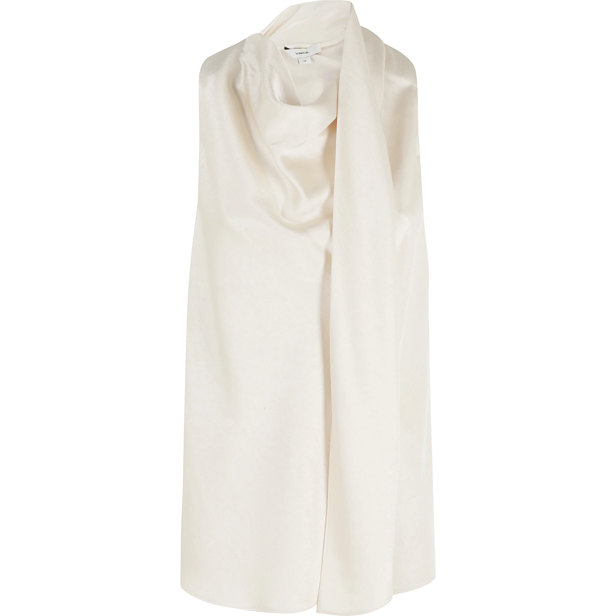FLUID SATIN SCARF TOP