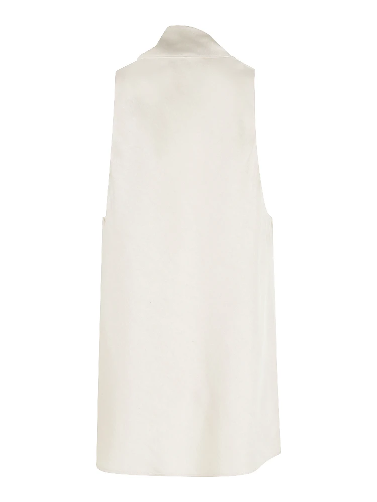 FLUID SATIN SCARF TOP alternative