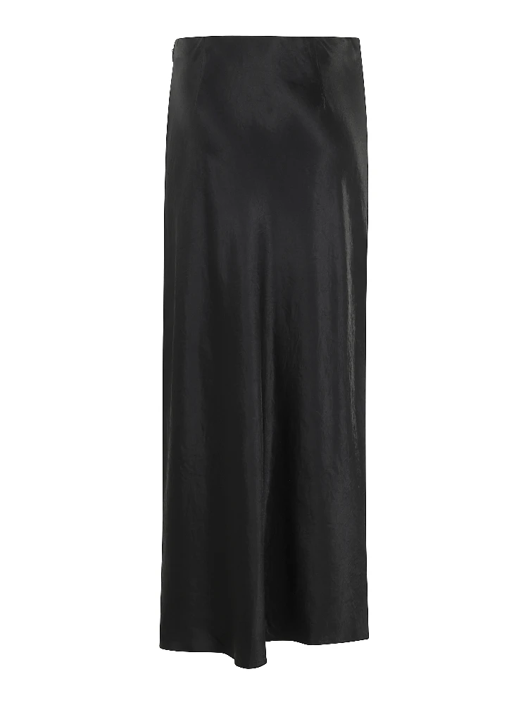 SIDE SLIT SLIP SKIRT alternative
