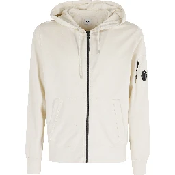 LIGHT FLEECE ZIP HOODED LENS SWEATSHIRT